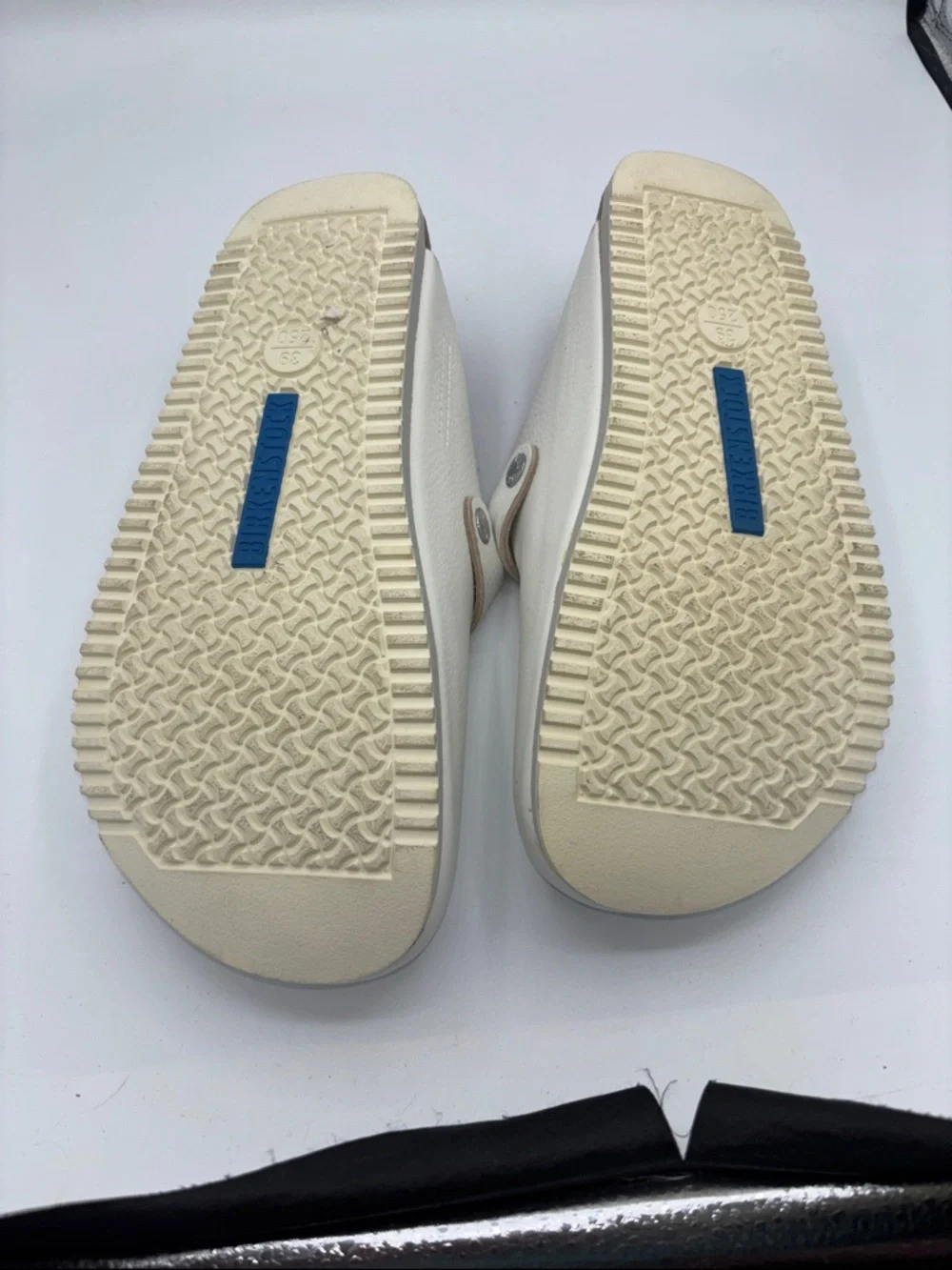 Birkenstock White Boston Clogs - Picture 10 of 14